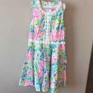 Lilly Pulitzer Girls Idala Dress in “Grove Garden”